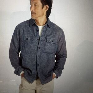 Grayers Outdoor Garments Men's 2XL Button Up Jacket Shacket Flannel Twill